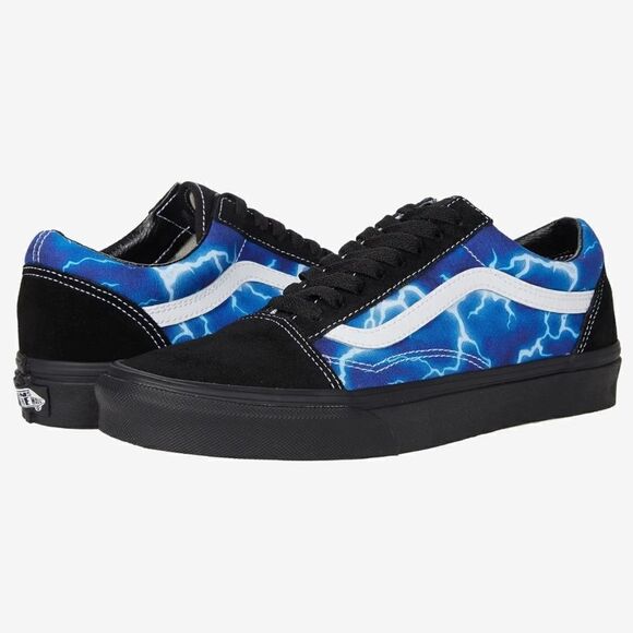 New Vans Old Skool Lightning Bolt Galaxy Shoes Rare Size M 9 W 10.5 - Picture 2 of 11